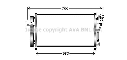 AVA QUALITY COOLING Kondensaator,kliimaseade HY5178D